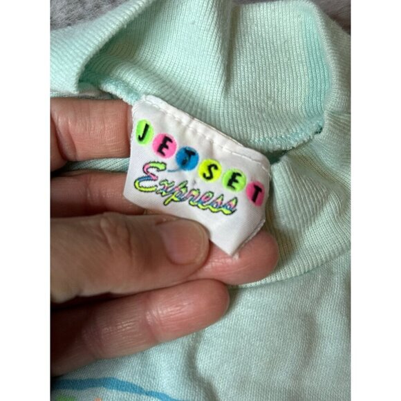 VTG 1990s Jet Set Express All The Girls Think Scott Is So Cute Sweater Girls 5 - Picture 8 of 10
